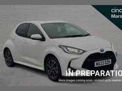 White Used 2023 Toyota Yaris Hybrid Design Hatchback | £17,284 (Fair price)