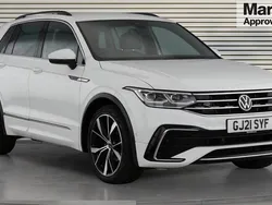 White Used 2021 VW Tiguan R-line SUV | £22,312 (Fair price)