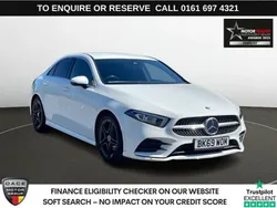 White Used 2019 Mercedes A200 AMG line Sedan | £15,440 (Fair price)