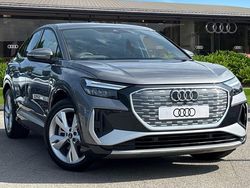 Grey New 2025 Audi Q4 Sportback e-tron S-Line SUV | £46,280 (Expensive)
