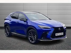 Azure blue Used 2024 Lexus NX450h+ Sport Line SUV | £51,350 (Fair price)