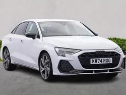 White Used 2024 Audi A3 Black Edition Sedan | £31,499 (Expensive)