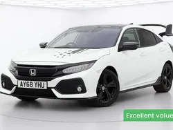 White Used 2018 Honda Civic EX Hatchback | £12,495 (Fair price)