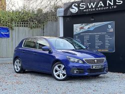 Blue Used 2018 Peugeot 308 Allure Hatchback | £5,795 (Fair price)
