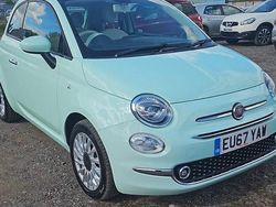 Green Used 2017 Fiat 500 Lounge Hatchback | £6,490 (Fair price)