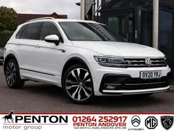 White Used 2020 VW Tiguan R-line SUV | £23,990 (Fair price)