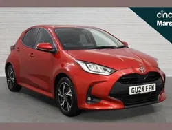 Red Used 2024 Toyota Yaris Hybrid Design Hatchback | £18,513 (Fair price)