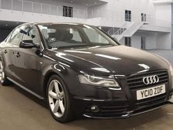 Black Used 2010 Audi A4 S-Line Sedan | £4,321 (Fair price)