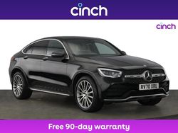 Black Used 2020 Mercedes GLC300 AMG Line Premium Coupe | £27,049 (Fair price)