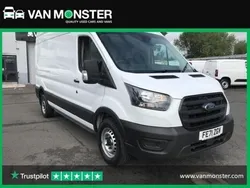 White Used 2021 Ford Transit Van | £14,399 (Fair price)