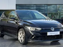 Deep black pearl Used 2022 VW Golf VIII R-line Hatchback | £19,035 (Fair price)