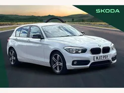 White Used 2017 BMW 118 Sport Line Hatchback | £9,670 (Fair price)