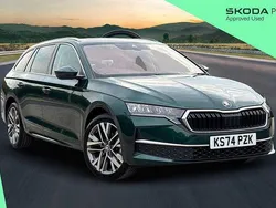 Royal green metallic Used 2024 Skoda Octavia SE L Estate | £27,990