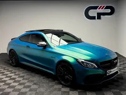 Blue Used 2017 Mercedes C63 AMG Premium Coupe | £24,995 (Fair price)
