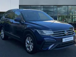 Blue Used 2022 VW Tiguan Allspace Life SUV | £23,789 (Fair price)