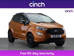 Orange Used 2018 Ford Ecosport ST-Line SUV | £9,769 (Fair price)
