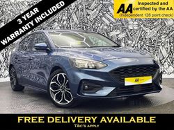 Blue Used 2019 Ford Focus ST-Line X Hatchback | £14,495 (Fair price)