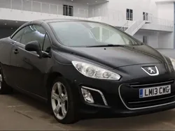 Black Used 2013 Peugeot 308 CC Allure Cabriolet | £5,979 (A bit pricey)