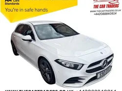 White Used 2018 Mercedes A200 AMG line Hatchback | £13,288 (Fair price)