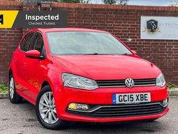 Red Used 2015 VW Polo SE Hatchback | £7,499 (Fair price)