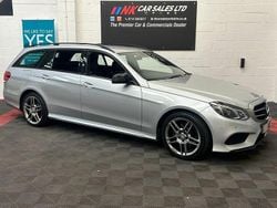 Silver Used 2015 Mercedes E220 AMG Estate | £10,995 (Fair price)