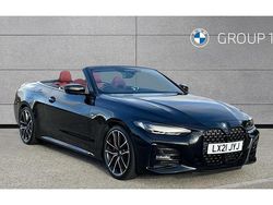 Black sapphire metallic paint Used 2021 BMW 420 M Sport Cabriolet | £28,295 (Fair price)