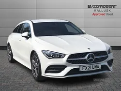 White Used 2021 Mercedes CLA180 AMG line Sedan | £24,995