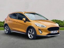 Yellow Used 2018 Ford Fiesta Active X Hatchback | £9,799 (Fair price)
