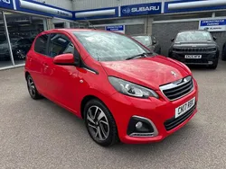 Red Used 2017 Peugeot 108 Allure Hatchback | £4,995 (Fair price)