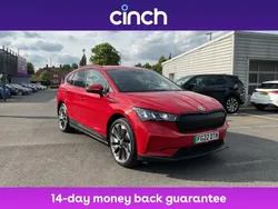 Red Used 2022 Skoda Enyaq iV Suite SUV | £16,099 (Fair price)