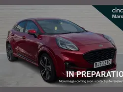 Red Used 2021 Ford Puma Gen-E ST-Line X SUV | £13,731 (Fair price)