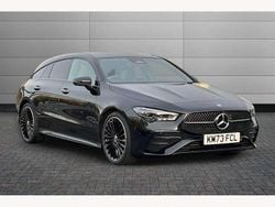 Black Used 2023 Mercedes CLA220 Shooting Brake AMG Line Premium Plus Estate | £29,950 (Expensive)