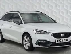 White Used 2024 Seat Leon FR Estate | £22,270 (A bit pricey)