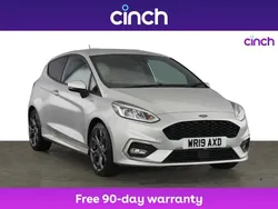 Silver Used 2019 Ford Fiesta ST-Line Hatchback | £9,149 (Fair price)