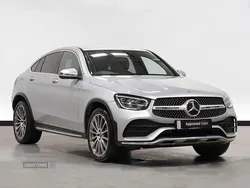 Silver Used 2023 Mercedes GLC300 AMG Line Premium Coupe | £40,495 (Fair price)
