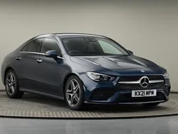 Blue Used 2021 Mercedes CLA220 AMG Line Premium Sedan | £21,250 (Good price)