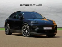 Jet black metallic Used 2024 Porsche Macan 4 Electric SUV | £74,900