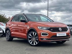 Orange Used 2019 VW T-Roc R-line SUV | £19,295 (Good price)