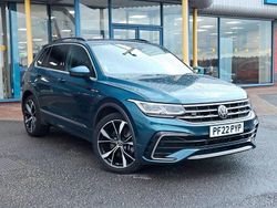 Blue Used 2022 VW Tiguan R-line SUV | £25,989 (Fair price)