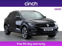 Black Used 2021 VW T-Roc R-line SUV | £20,999 (Fair price)