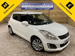 White Used 2014 Suzuki Swift SZ4 Hatchback | £11,995 (Expensive)