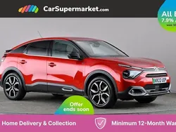 Red Used 2022 Citroën e-C4 Shine Hatchback | £11,497 (Fair price)