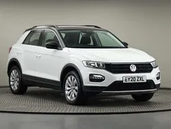 Pure white Used 2020 VW T-Roc SE SUV | £13,000 (Good price)