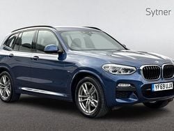 Blue Used 2019 BMW X3 M Sport SUV | £24,000 (Fair price)