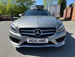 Silver Used 2015 Mercedes C220 AMG Line Premium Sedan | £10,995 (Fair price)