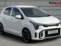 White Used 2025 Kia Picanto GT-Line Hatchback | £16,488 (Fair price)