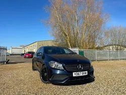 Blue Used 2017 Mercedes A180 AMG line Hatchback | £9,891 (Fair price)