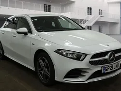 White Used 2021 Mercedes A250 AMG line Hatchback | £16,199 (Fair price)