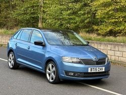 Blue Used 2015 Skoda Rapid Sport Hatchback | £4,790 (Fair price)