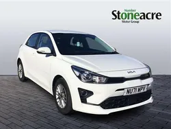 White Used 2021 Kia Rio 2 Hatchback | £12,195 (Fair price)